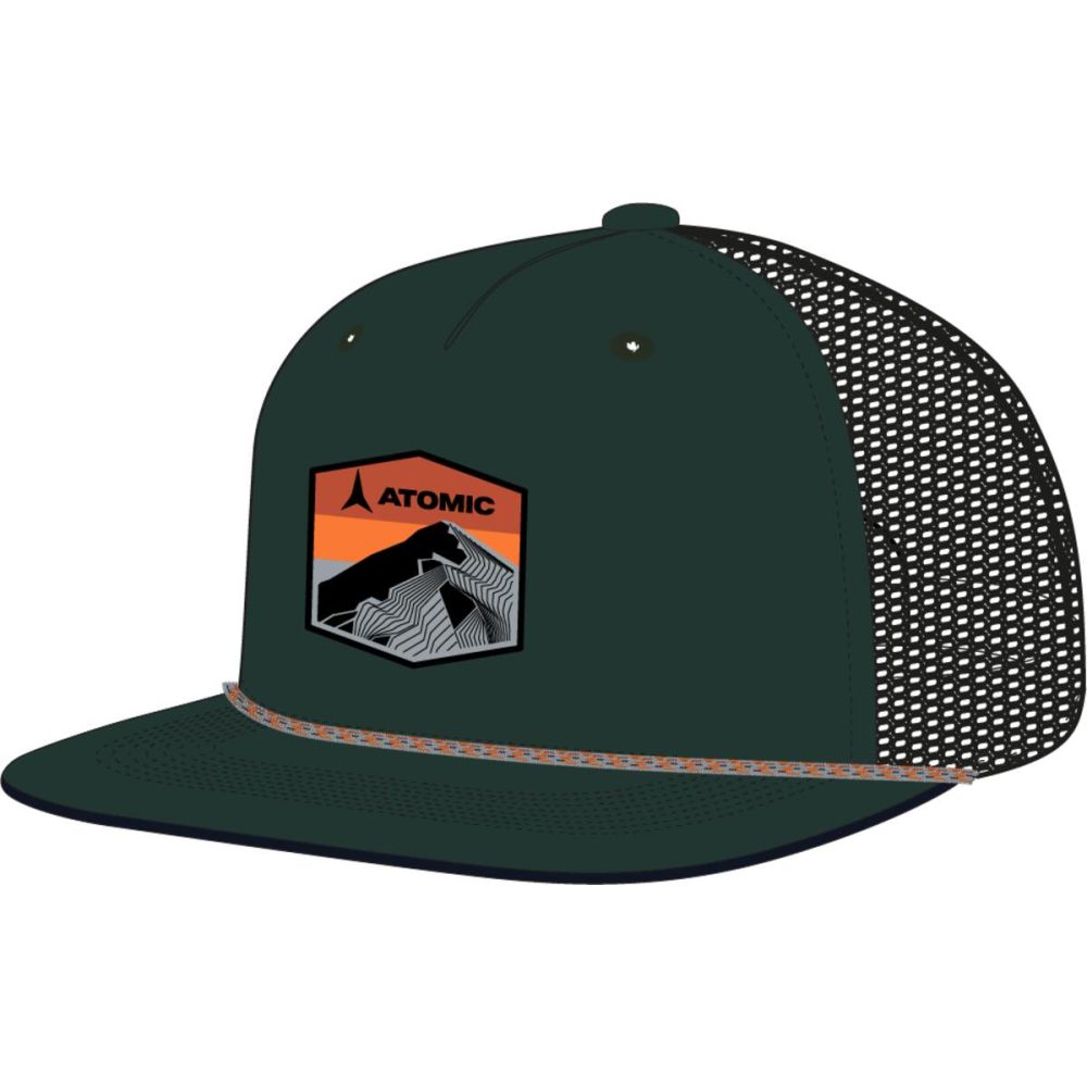 ATOMIC - ALPS TRUCKER CAP-DARK GREEN (24)