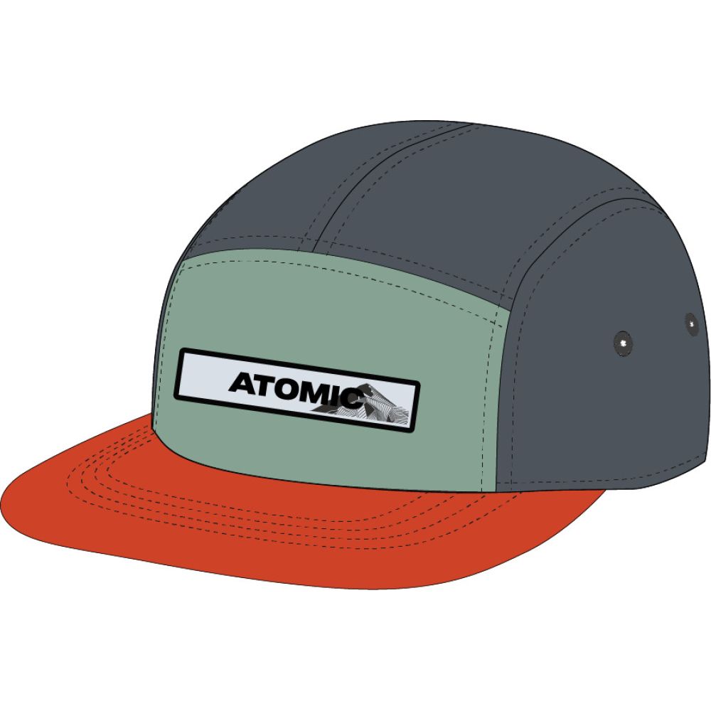 ATOMIC - ALPS FLEECE CAP GREEN-RUST (24)