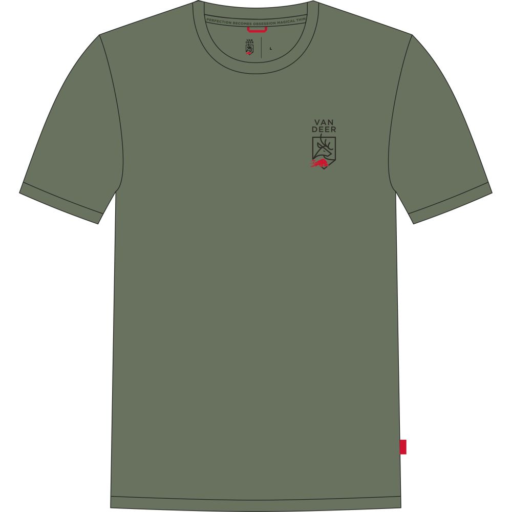 VAN DEER REDBULL SPORTS - VDRBS ESSENTIAL SHIRT KHAKI