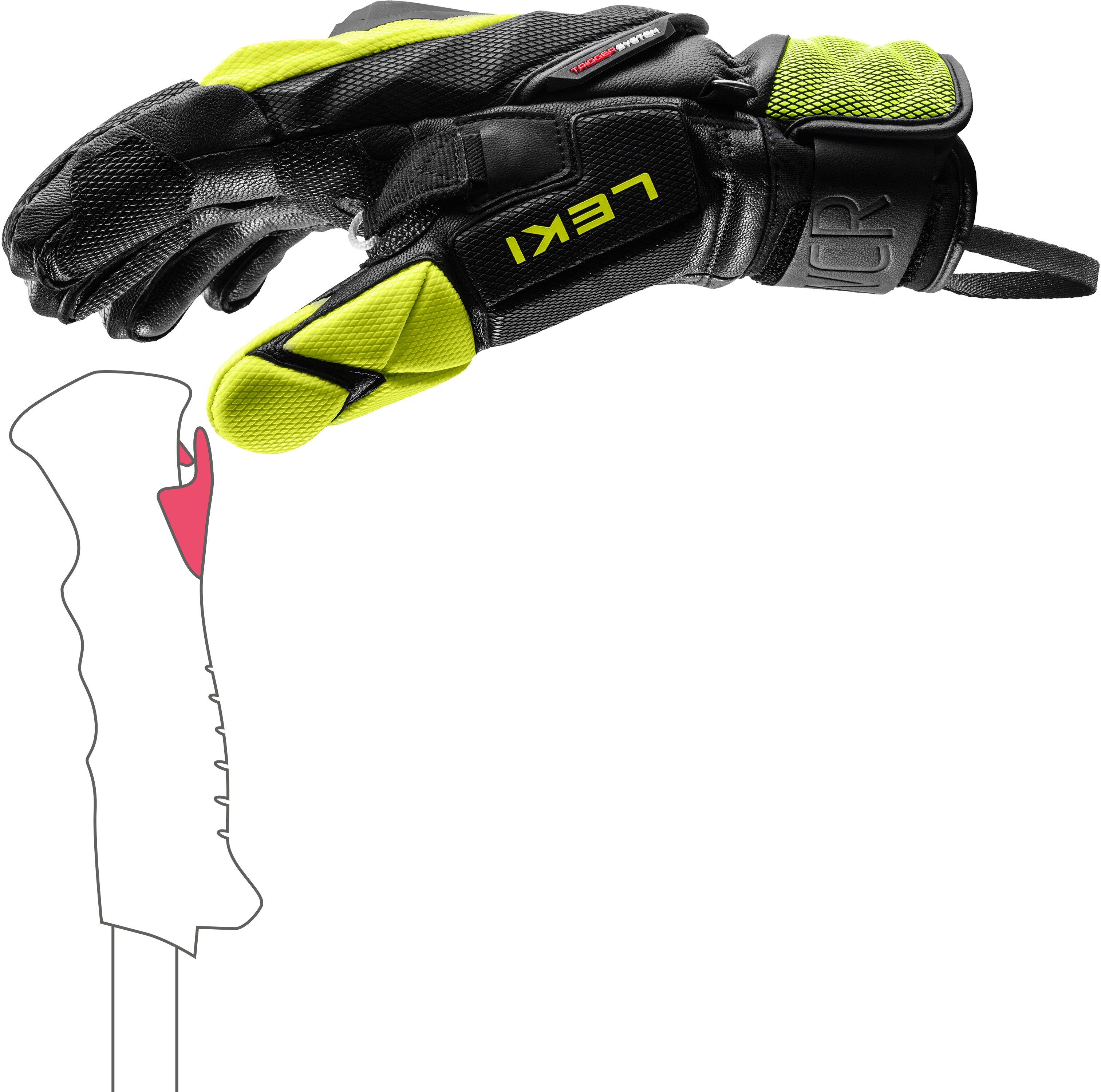 LEKI - WCR VENOM SL 3D LEMON