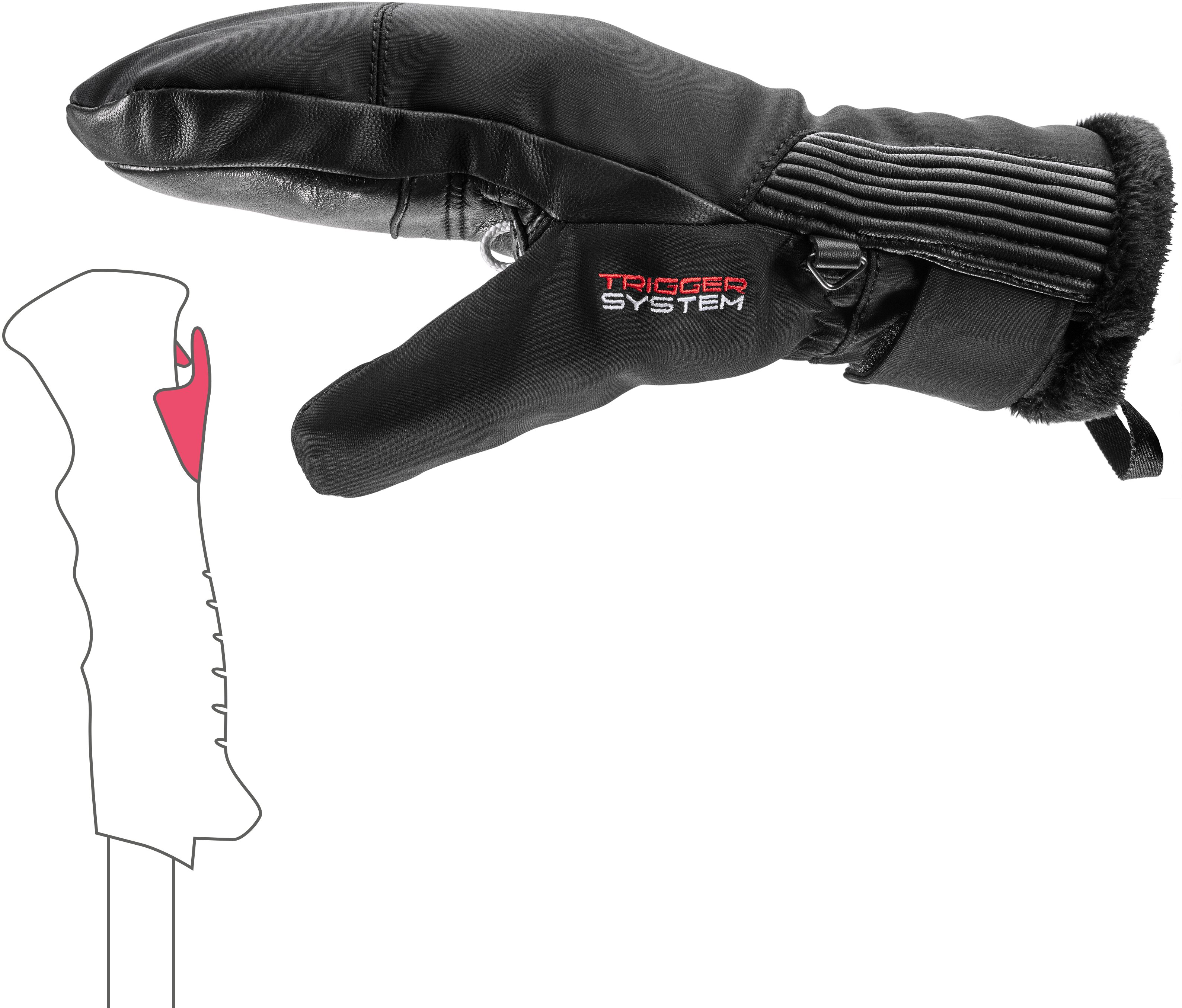 LEKI - VALLARTA 3D MITT W BLACK