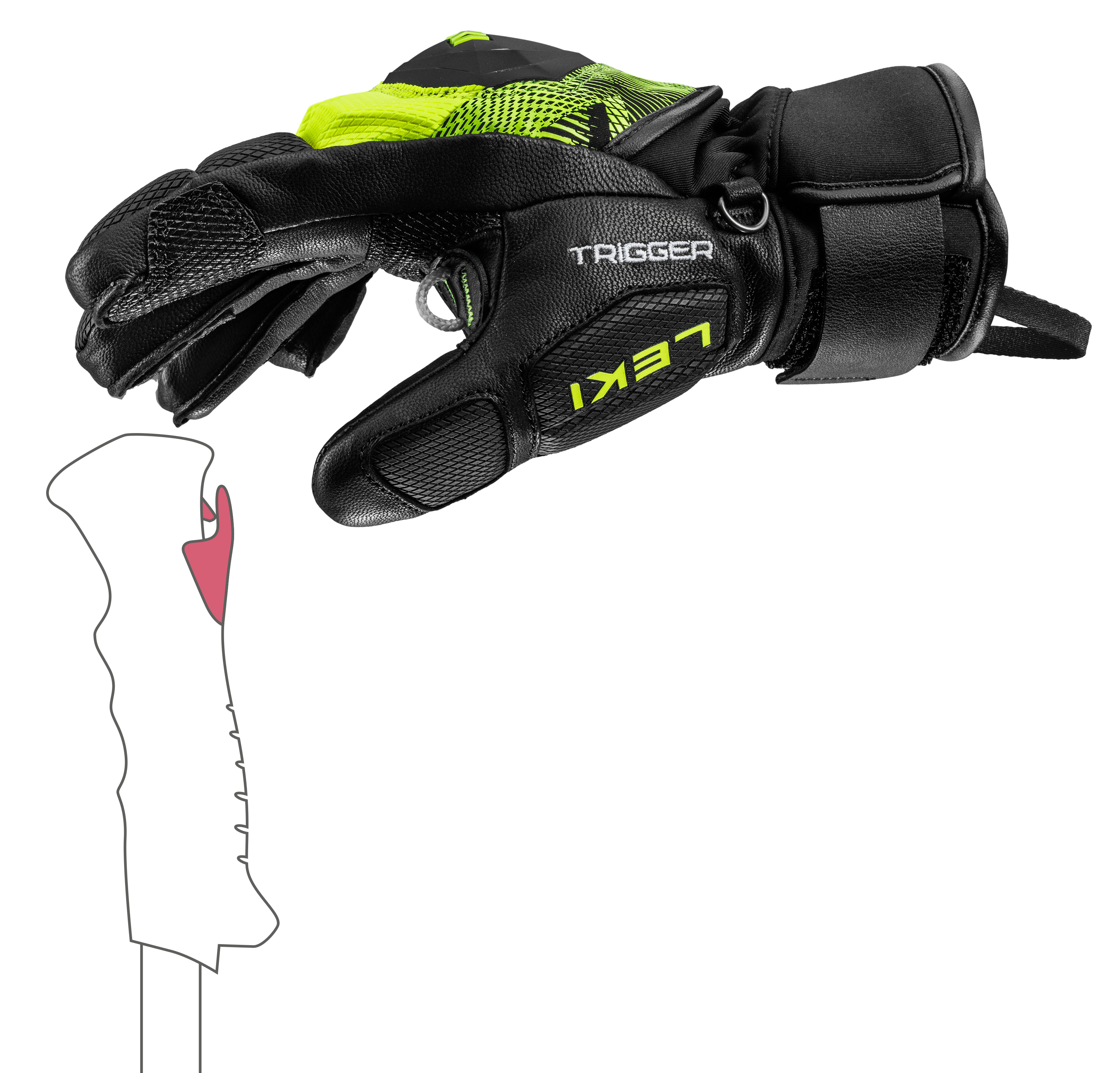 LEKI - WCR PRO TR JR YELLOW