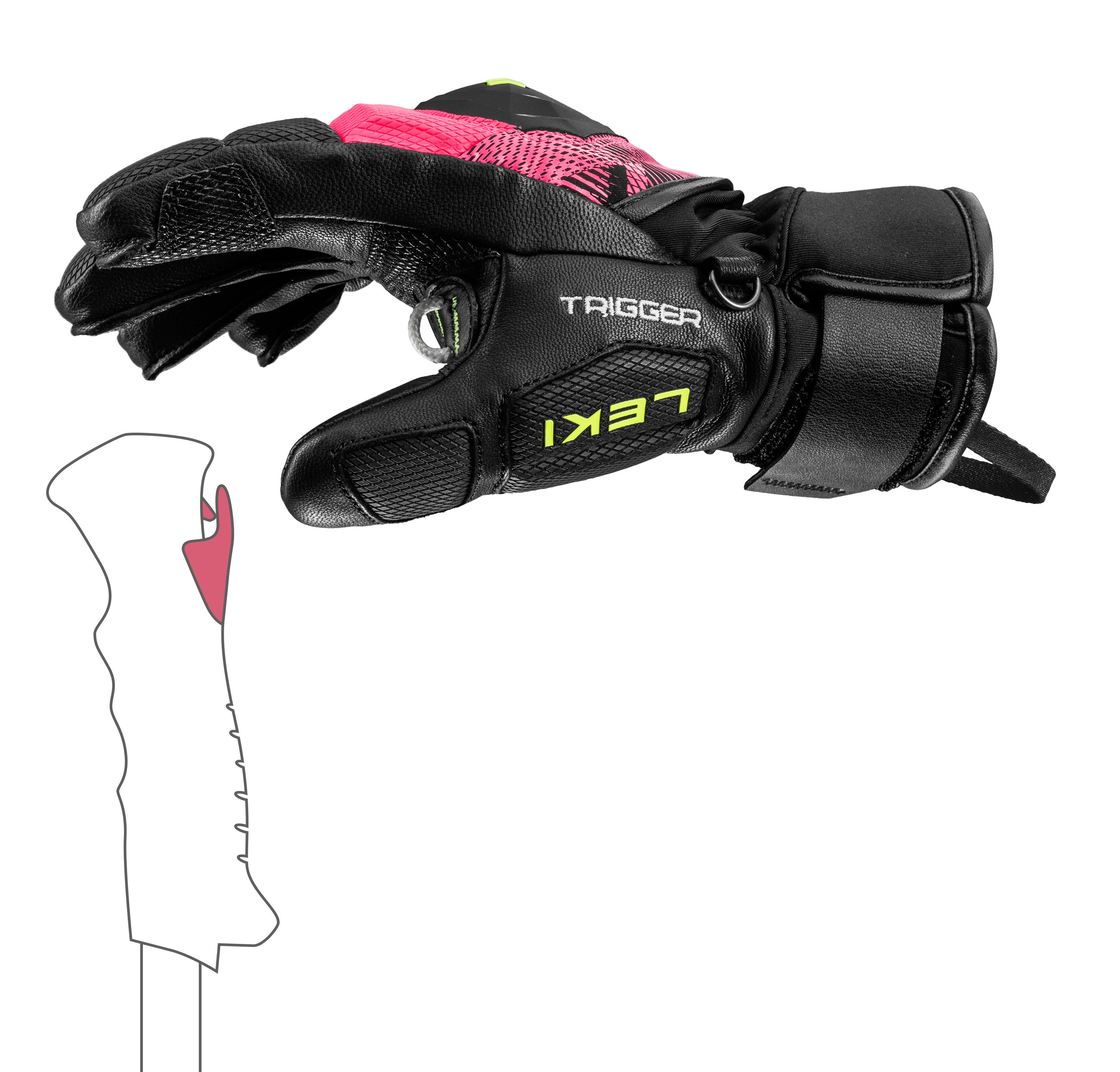 LEKI - WCR PRO TR JR PINK