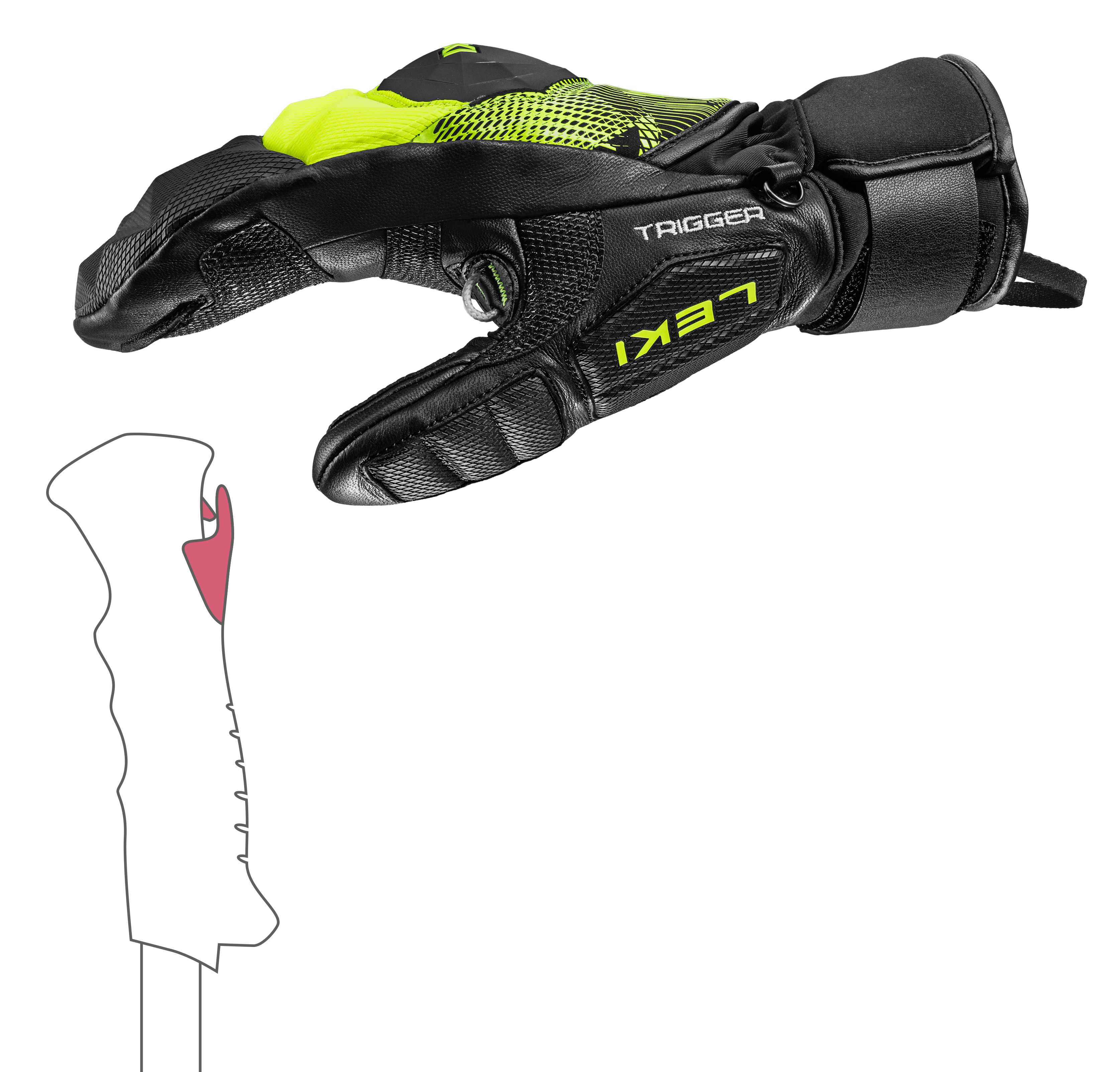 LEKI - WCR PRO TR MITT YELLOW