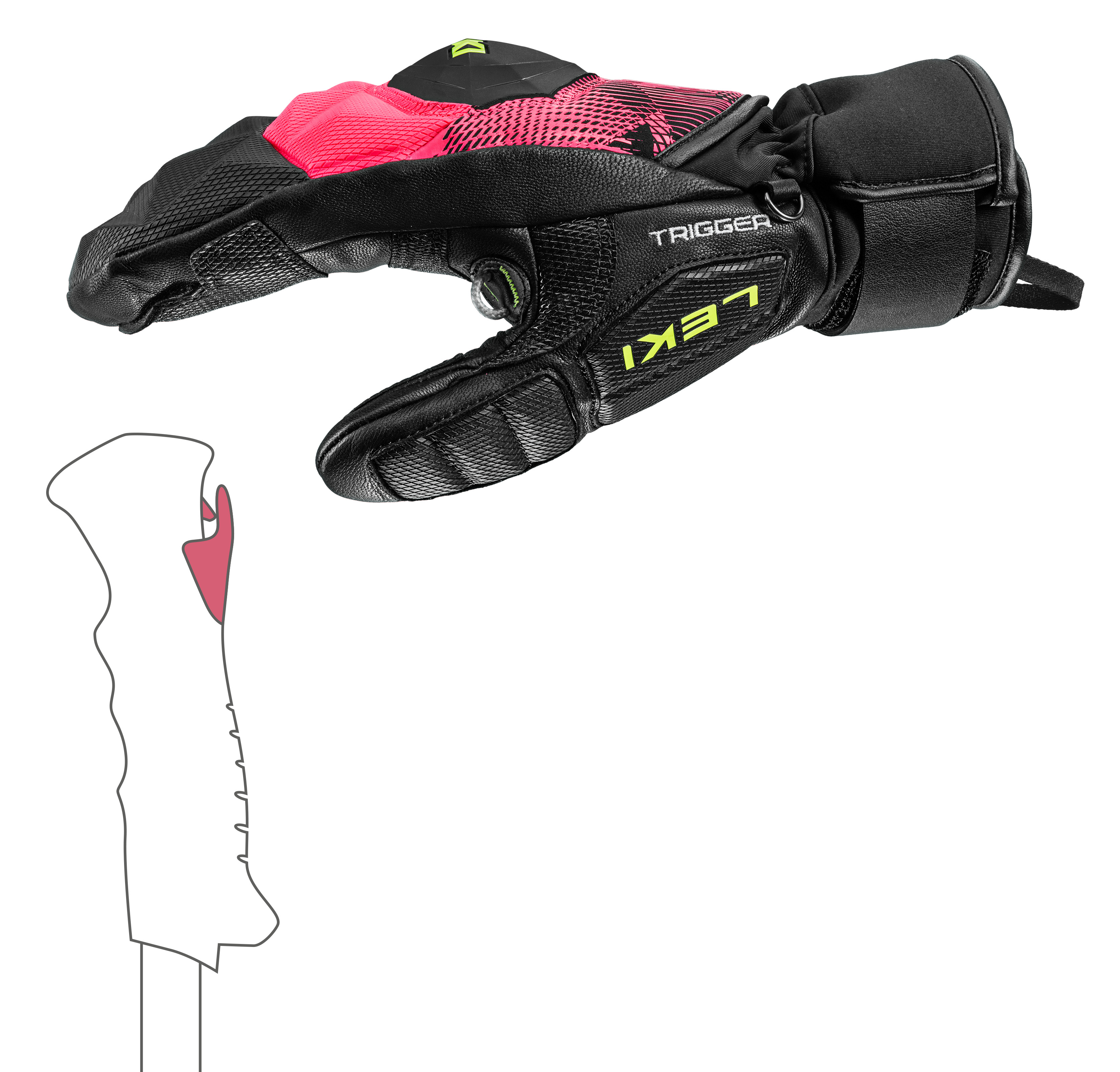 LEKI - WCR PRO TR MITT PINK